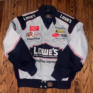 Grey JH Collectibles Lowe's NASCAR Jacket